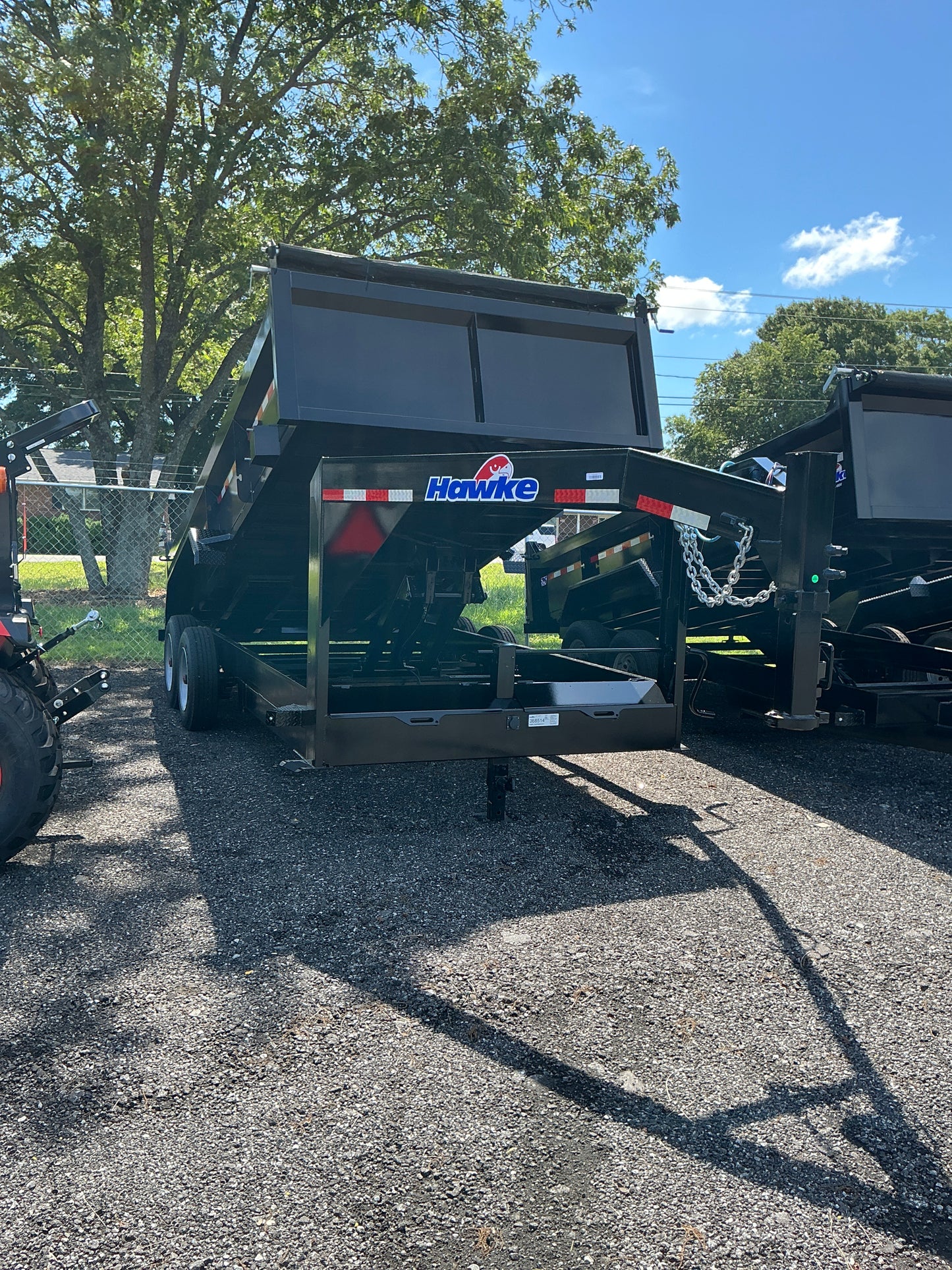 7x16 18K Low Profile Gooseneck Dump Trailer