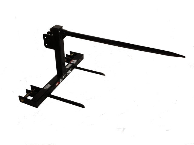 Dirt Dog 3 Point Single Bale Spear Cat 1 & 2