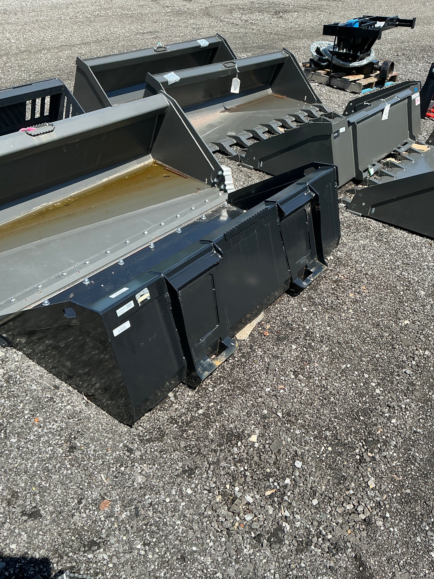 Kioti 74" Standard Duty Skid Steer Long Bottom Bucket