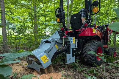 PTO 3-Point Stump Grinder with Round Teeth