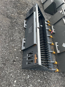 72" Skid Steer Rock Bucket w/ Teeth