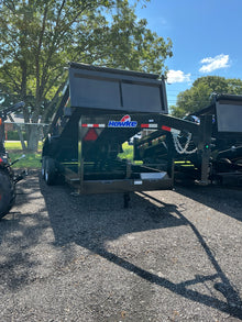 7x16 18K Low Profile Gooseneck Dump Trailer